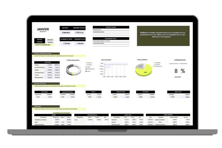 vue de l'outil Budget Planner 2026 silverwave